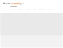 Tablet Screenshot of brunoromanelli.com